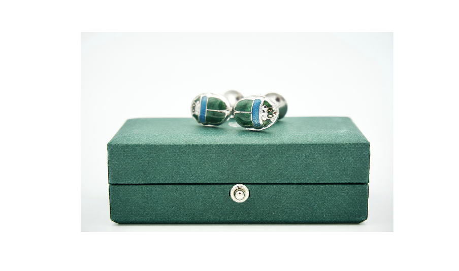 Codis Maya Scarab Cufflinks – jaxsonmaximus