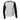 The Big League Notched V-Neck Long Sleeve shirt showcases a heathered light gray body with charcoal gray sleeves and a notched v-neck, viewed from the back.