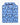 The Panhandle Polo: Gulf Coast Turtle is a folded blue collared shirt with an aquatic-themed print featuring abstract fish and seaweed patterns in shades of blue and white on a darker background. Its crafted from wrinkle-resistant Micro-Pique fabric for easy care.