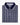 The Sarasota Polo: Golf Girl Navy is a folded navy shirt with a white golfer pattern. It has a dark blue collar with white stripes and three white buttons, made from luxurious performance fabric providing exceptional comfort and four-way stretch flexibility.