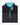 A gray Brickell Bay Mid Weight 1/4 Zip Pullover with a blue interior collar and zipper lining. Neatly folded, it displays the clothing label near the collar—an ideal choice for travel.