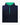 Neatly folded, the Brickell Bay Mid Weight 1/4 Zip Pullover in navy with green is a stylish choice for travel.