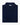 A top-view of a neatly folded Lauderdale Polo Navy with a classic collar and built-in collar stay, featuring a small JM label inside.